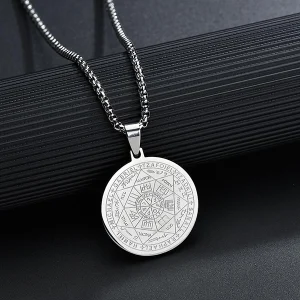 Talizman 7 archaniołów aniołów pieczęć amulet stal