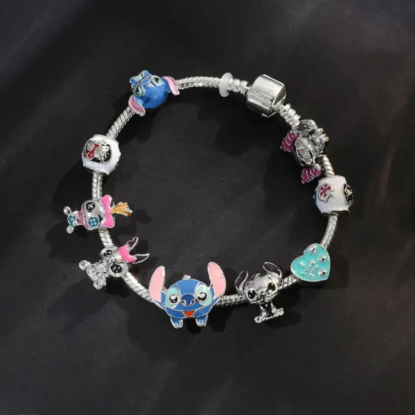 Bransoletka charms lilo i stich disney bff stitch biżuteria