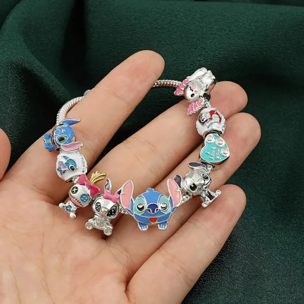 Bransoletka charms lilo i stich disney bff stitch biżuteria