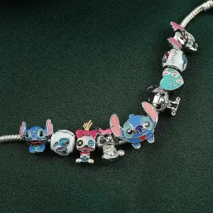 Bransoletka charms lilo i stich disney bff stitch biżuteria