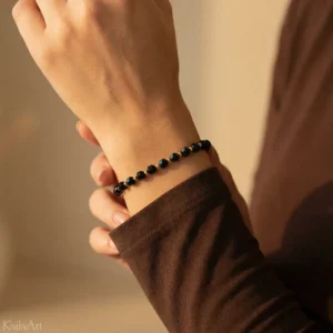 BRANSOLETKA-CZARNY-TURMALIN-KAMIENIE-NATURALNE-HEMATYT-BIZUTERIA-DAMSKA