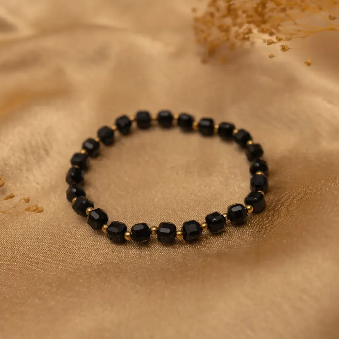 BRANSOLETKA-CZARNY-TURMALIN-KAMIENIE-NATURALNE-HEMATYT-BIZUTERIA-DAMSKA