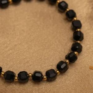 BRANSOLETKA-CZARNY-TURMALIN-KAMIENIE-NATURALNE-HEMATYT-BIZUTERIA-DAMSKA
