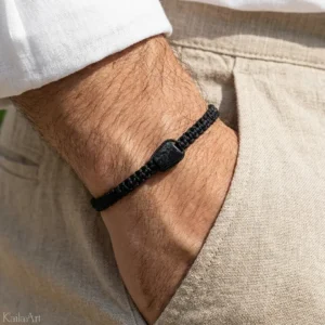 Bransoletka z turmalinem kamień naturalny damska męska