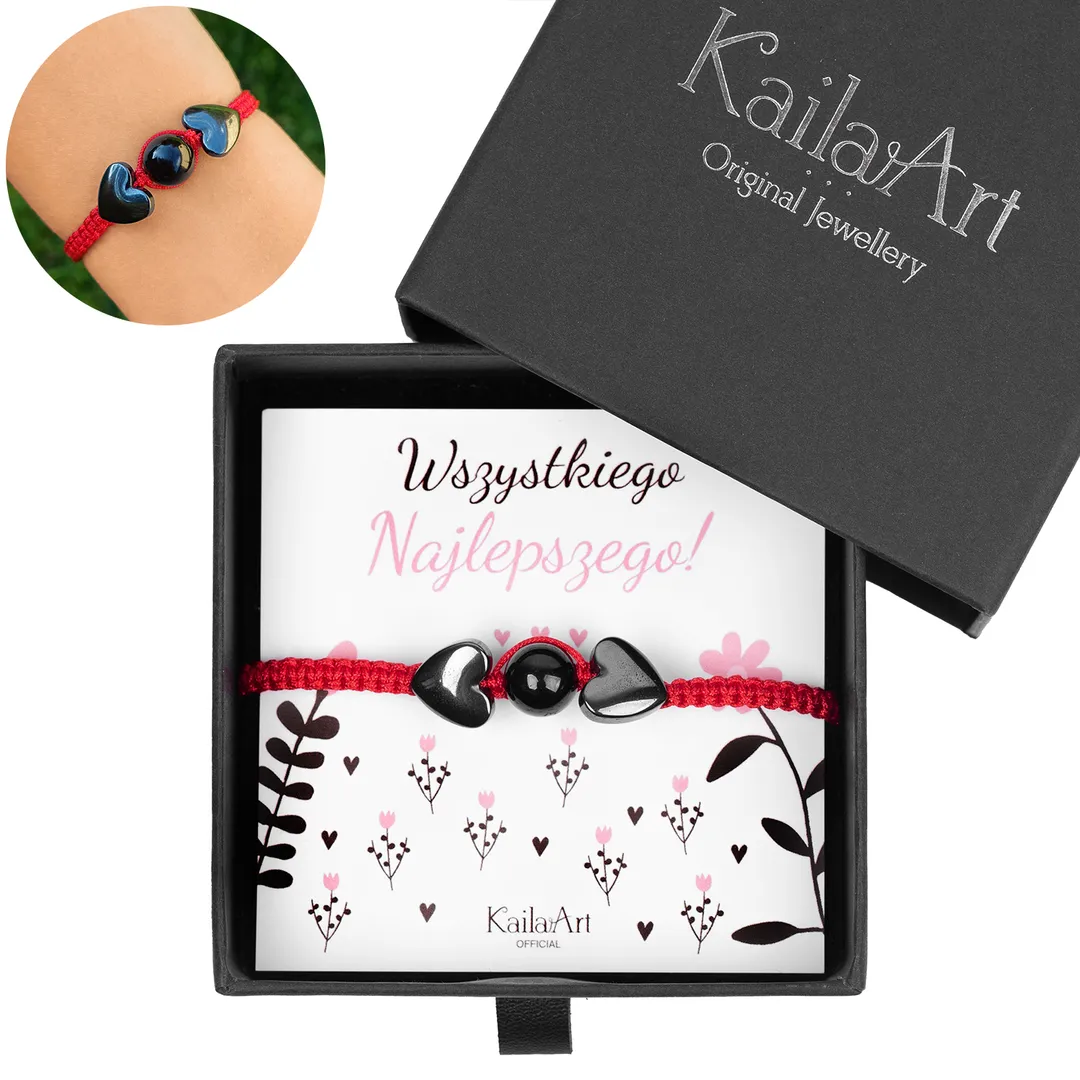 BRANSOLETKA-CZARNY-TURMALIN-Z-KAMIENI-NATURALNYCH-SERCA-HEMATYT-CZERWONA