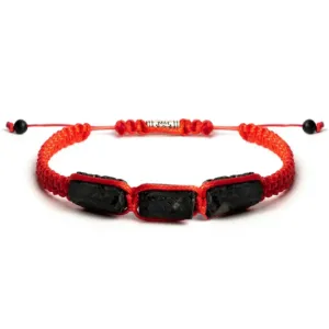 BRANSOLETKA-CZERWONA-CZARNY-TURMALIN-BIŻUTERIA-Z-KAMIENI-NATURALNYCH-AMULET