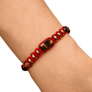 BRANSOLETKA-KAMIENIE-NATURALNE-HEMATYT-TYGRYSIE-OKO-AMULET-SZCZĘŚCIA-DAMSKA