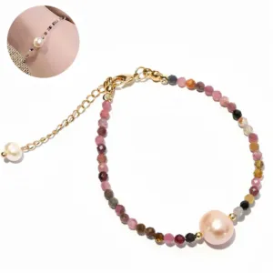 BRANSOLETKA-SZCZĘŚCIA-TURMALIN-KOLOROWY-Z-KAMIENI-BIŻUTERIA-STAL-NIERDZEWNA