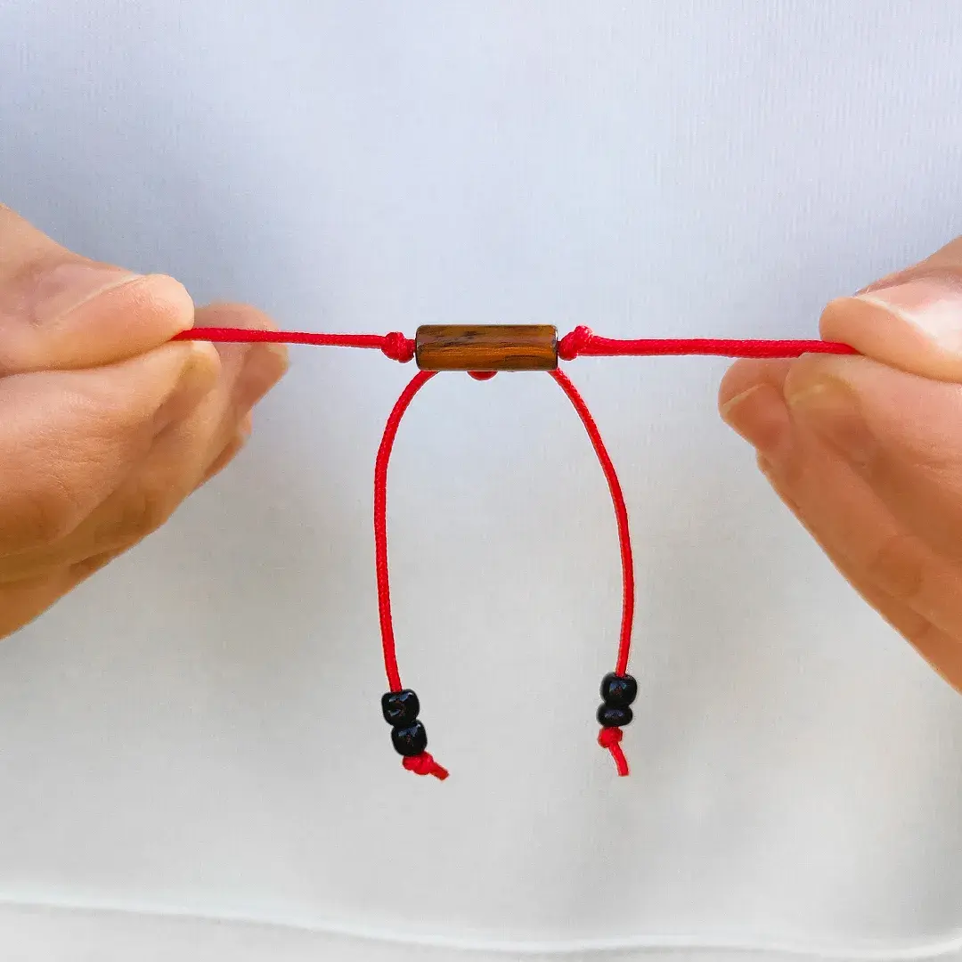 BRANSOLETKA-TYGRYSIE-OKO-NATURALNE-BIŻUTERIA-SZCZĘŚCIA-CZERWONA-DAMSKA