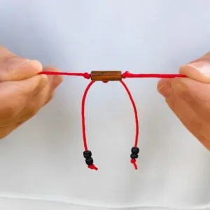 BRANSOLETKA-TYGRYSIE-OKO-NATURALNE-BIŻUTERIA-SZCZĘŚCIA-CZERWONA-DAMSKA