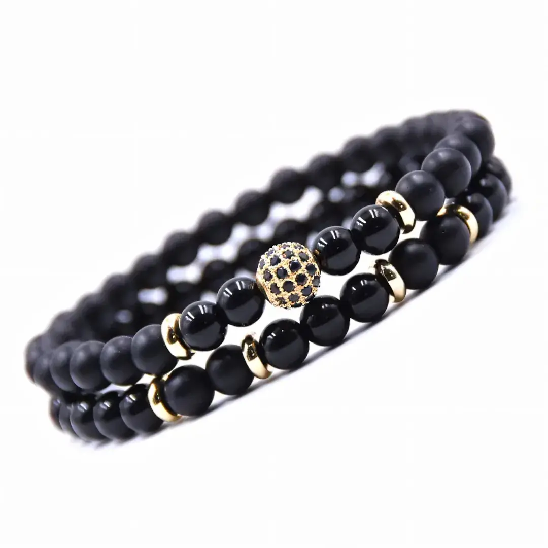 BRANSOLETKA-Z-KAMIENI-NATURALNYCH-DAMSKA-AGAT-ONYKS-KAMIEŃ-CYRKONIE-2w1