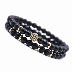 BRANSOLETKA-Z-KAMIENI-NATURALNYCH-DAMSKA-AGAT-ONYKS-KAMIEŃ-CYRKONIE-2w1