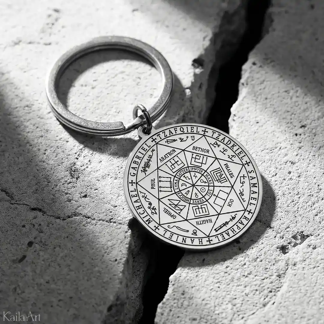BRELOK-DO-KLUCZY-7-ANIOŁÓW-ARCHANIOŁÓW-PIECZĘĆ-SIEDMIU-ANIOŁÓW-AMULET-STAL