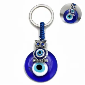 BRELOK-DO-KLUCZY-OKO-PROROKA-SOWA-NIEBIESKIE-SZCZĘŚCIA-AMULET-NA-PREZENT