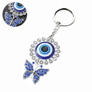 BRELOK-OKO-PROROKA-ZAWIESZKA-NIEBIESKIE-DAMSKI-BRELOCZEK-DO-KLUCZY-MOTYL