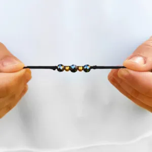 HEMATYT-BRANSOLETKA-SZNURKOWA-Z-KAMIENI-NATURALNYCH-DAMSKA-Z-REGULACJĄ