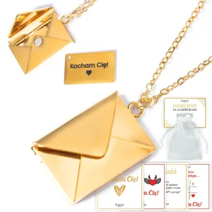ŁANCUSZEK-ZLOTY-KOPERTA-SEKRETNIK-NASZYJNIK-DAMSKI-PREZENT-STAL-NIERDZEWNA-1