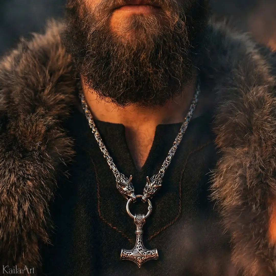 NASZYJNIK-MESKI-THOR-MLOT-WIKINGOW-WIEDZMIN-SZKOLA-WILKA-STAL-CHIRURGICZNA