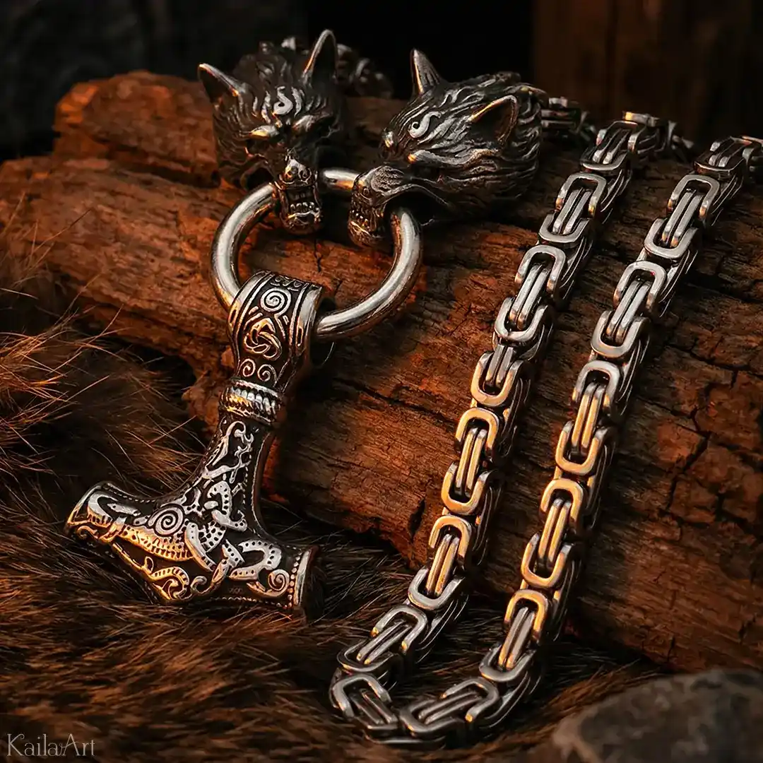 NASZYJNIK-MESKI-THOR-MLOT-WIKINGOW-WIEDZMIN-SZKOLA-WILKA-STAL-CHIRURGICZNA