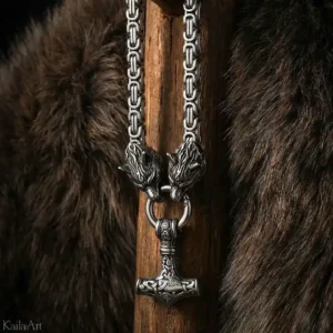 NASZYJNIK-MESKI-THOR-MLOT-WIKINGOW-WIEDZMIN-SZKOLA-WILKA-STAL-CHIRURGICZNA