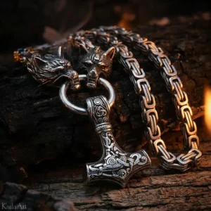 NASZYJNIK-MESKI-THOR-MLOT-WIKINGOW-WIEDZMIN-SZKOLA-WILKA-STAL-CHIRURGICZNA