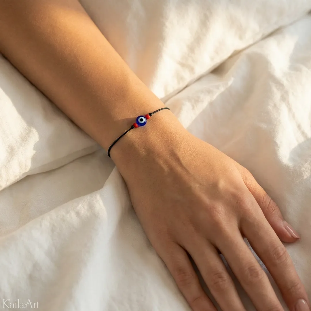 Oko proroka bransoletka szczęścia sznurek amulet