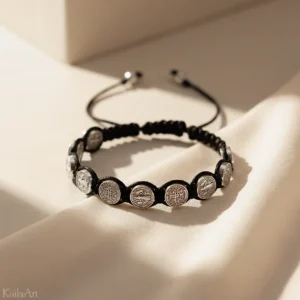 RÓŻANIEC-NA-RĘKĘ-BRANSOLETKA-ŚW.-BENEDYKT-KOMUNIA-DZIESIĄTKA-RÓŻAŃCA