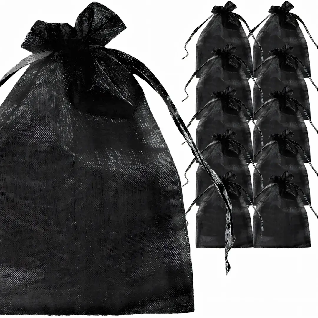 WORECZKI-Z-ORGANZY-CZARNE-NA-PREZENTY-ŚLUB-UPOMINKI