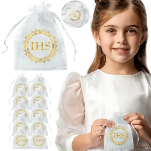 WORECZKI-Z-ORGANZY-KOMUNIA-TOREBKI-NA-KOMUNIĘ-KOMUNIJNE-RÓŻOWE-PODZĘKOWANIA DLA GOŚCI